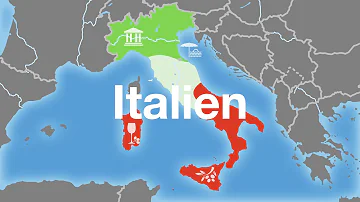 Wie heißen die 3 Regionen Italiens?