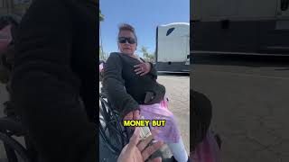 Millionaire blessed homeless with $30,000 and her story made me cry #shorts