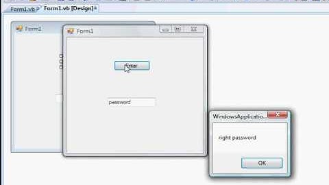 password protecting in visual basics