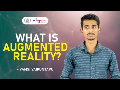 What is Augmented Reality | Intro to Mobile AR | ARKit and ARCore Comparison | By Vamsi | Codegnan