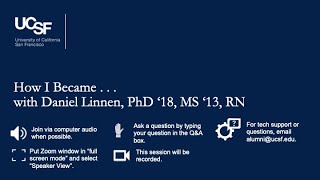 How I Became . . . with Daniel Linnen, PhD '18, MS '13, RN Net Worth