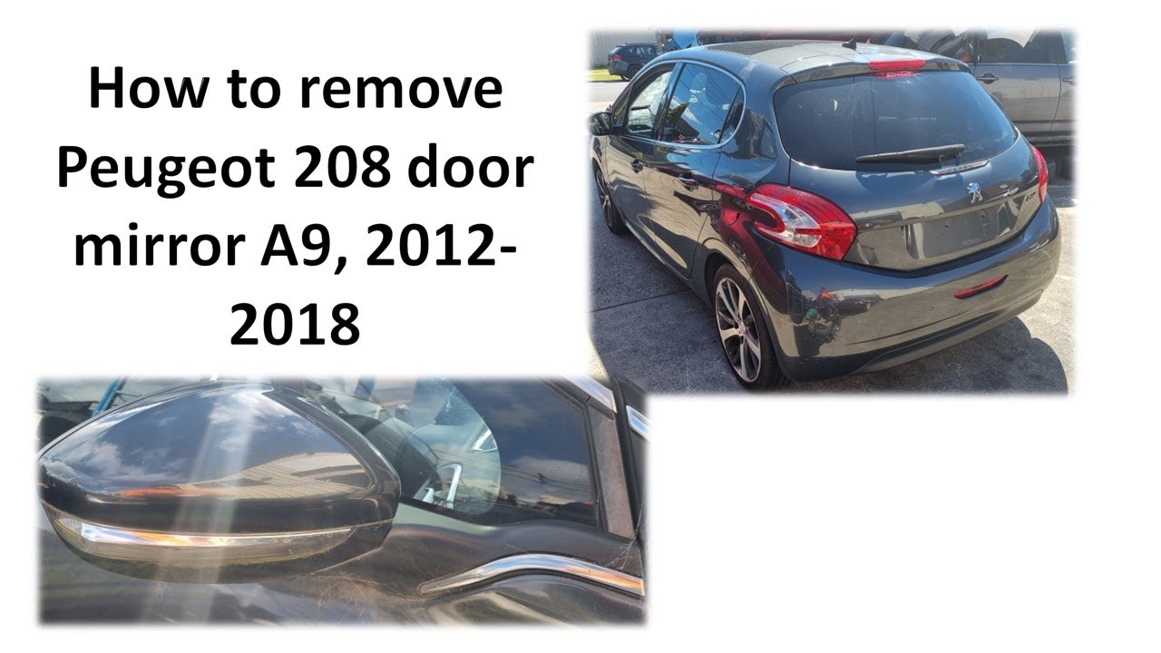  Car Door Handle Cover,for Peugeot 208 MK1 2012-2018
