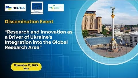 12.11.2025 Research & Innovation as a Driver of Ukraine