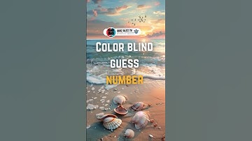 You are Color Blind if you can