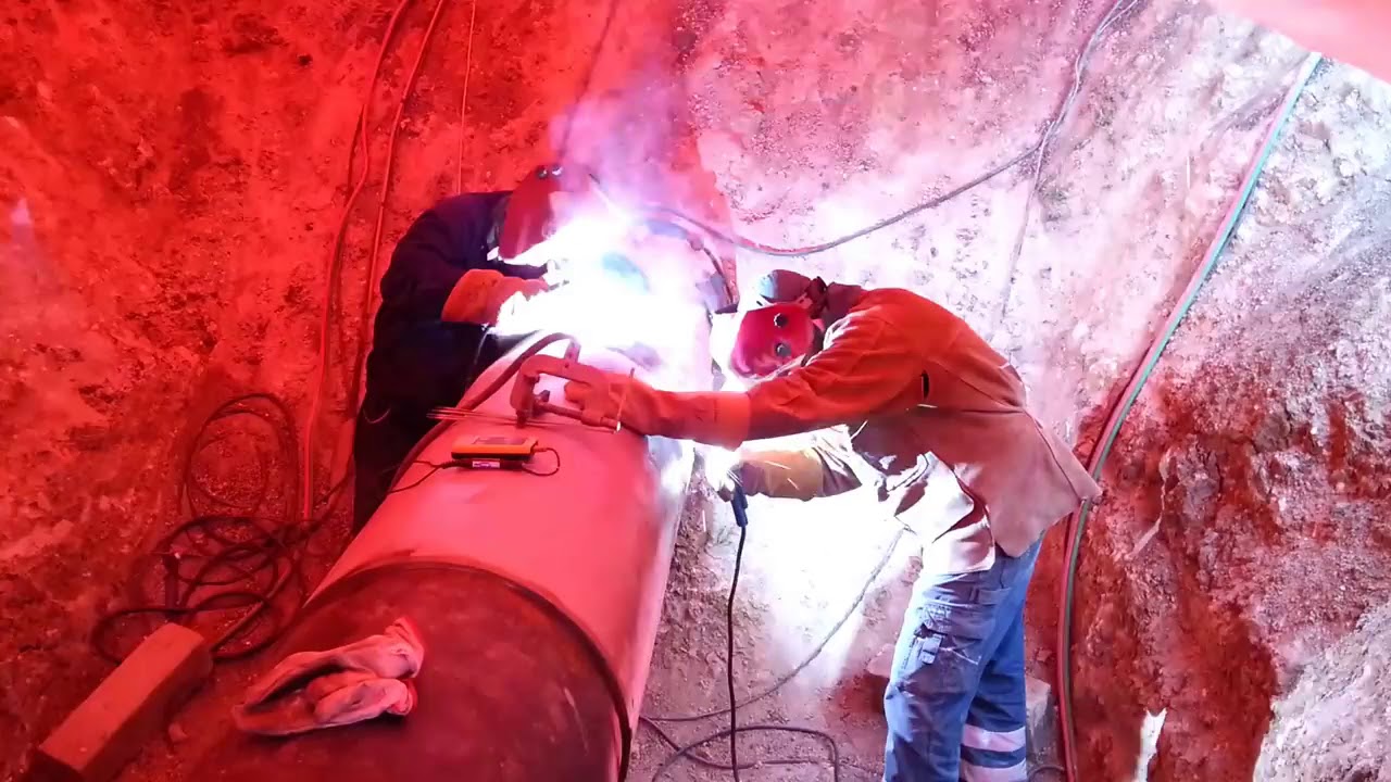 Pipeline Steel Repair Sleeve welding in Skopje YouTube