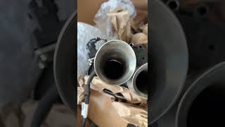 Benching up the Holden bi modal exhaust to see if it will work like factory