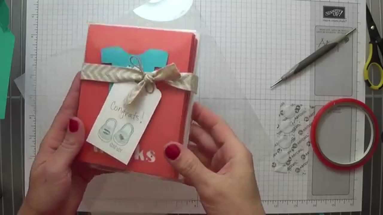 Clear box using Stampin Up Envelope Punch Board - YouTube