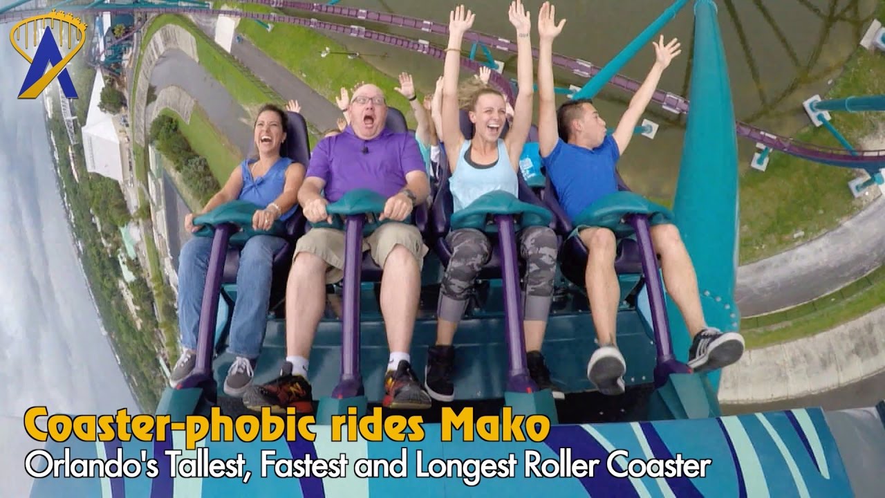 Orlando's Tallest Roller Coaster - SeaWorld's Mako