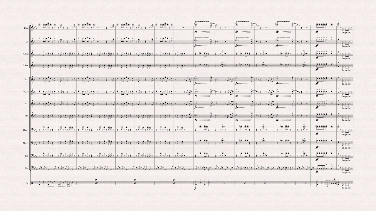 Tequila - Pep Band Arrangement - YouTube