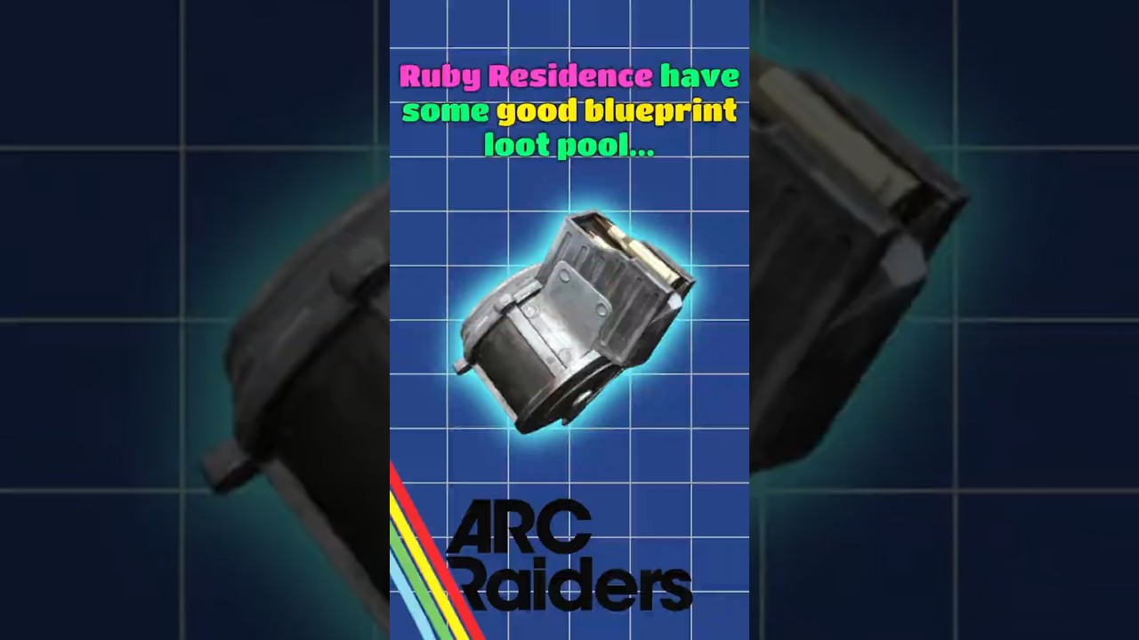 Try Ruby Residence at Dam Night Raids - Good Blueprint Pool - Extended Medium Mag 3 - Arc Raiders