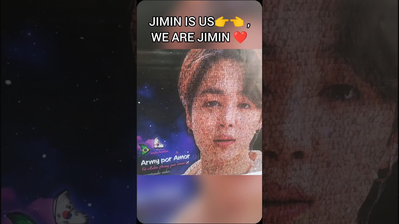 Brazilian fans have sent the Jimin's Mosaics to Magnate cafe in Busan, South Korea 😍 