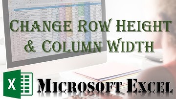 How To Change Row Height & Column Width In MS Excel | Format Cell Excel | Row Height & Column Width