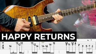 Happy Returns | Steven Wilson - Guthrie Govan | Guitar Tutorial | TAB screenshot 4