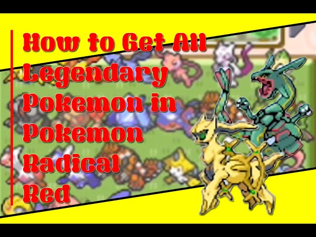 ALL CHEATS FOR POKEMON RADICAL RED GBA ROM HACK BY SOUPERCELL and