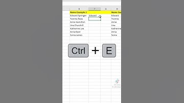 Excel Flash Fill|Speed up Data Entry #youtubshorts#shorts