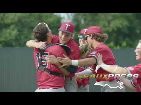 WHAT. A. GAME.🏆
Teurlings Catholic defeat St. Louis Catholic, 3-2, in 11 innings at the LHSAA Select Division II State Championship in Sulphur!⚾️
Hear from Teurlings Catholic Assistant Coach Mike Lemoine and sophomore P Evan Vincent.🎙