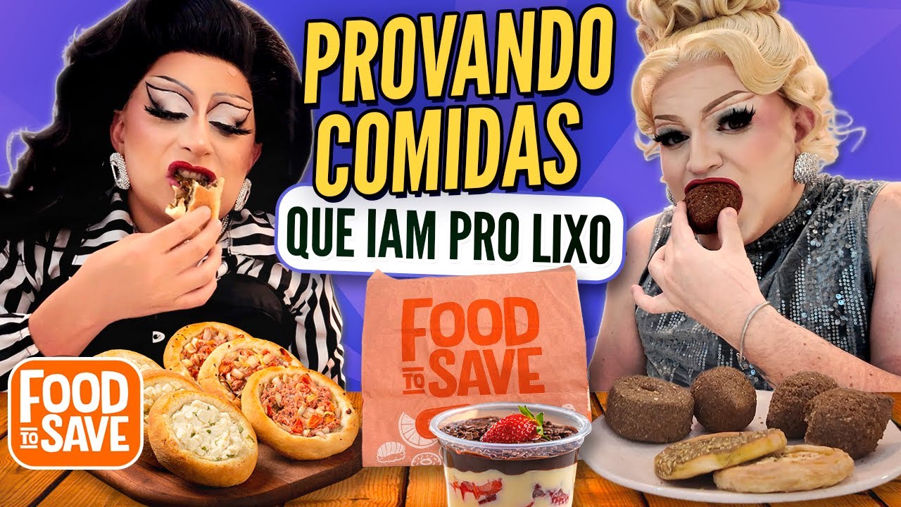 PROVANDO COMIDAS PERTO do VENCIMENTO | Food To Save
