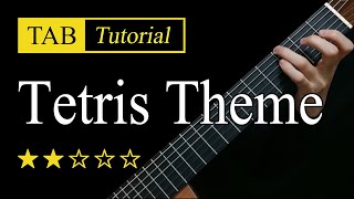 Tetris Theme (Korobeiniki) - Guitar Lesson + TAB
