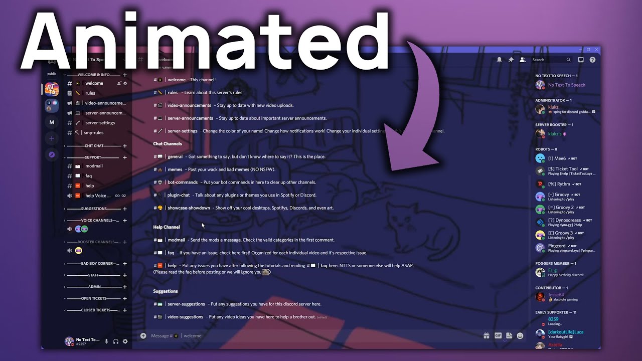 How to have an Animated Discord Wallpaper - YouTube