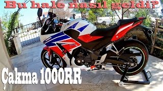 Cbr 250R Değişim Ve Yapım Aşaması (Spor Ön Cam,Gömme Sinyaller...) / Ayarsız Motovlog