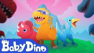 Baby Dino Ep1 Mystic Badge ⭐️ T-Rex Scary Roar & Chase | Jurassic World | Dinos Cartoon | Yateland