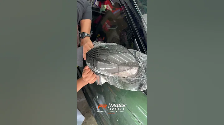 Bulk PPF on Carbon fibre Mirror #automobile #ppfwrap #ppfprotection #ppfwrap #ppf