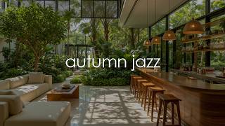 Soft Autumn Jazz In A Green Garden Lounge | Gentle Piano Music For Reading, Focus & Deep Relaxation screenshot 2