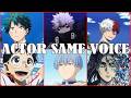 My Hero Academia Final Season all Voice Actor Character Anime dub japan