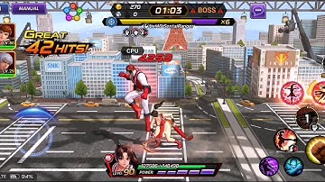 King Of Fighters Allstar (EN) - Advent Sentai Ranger (Hard) Clearing with full red team quest