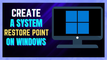 How to Create a System Restore Point on Windows 10 - (VERY EASY!)
