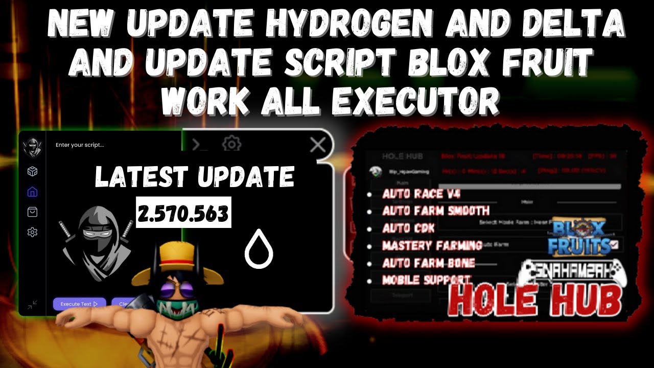 New Blox Fruit Script  Roblox Hydrogen Executor 