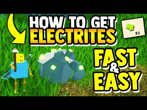 how to get ELECTRITE (NEW CRSTYAL) | Islands/Skyblock ROBLOX