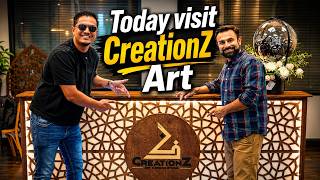 Today Visit CreationZ Art & Design Studio | Calligraphy Art & Creative Studio Tour