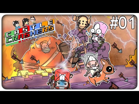 Castle Crashers Remastered (4 player) [92] Switch Longplay 