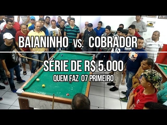 SINUCA AO VIVO - KAIAN X COBRADOR BARRA DO CORDA MA 