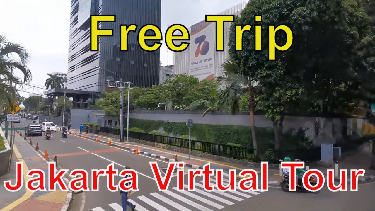 Virtual Tour of Jakarta City, Indonesia | Free trip by Transjakarta | Jakarta 2020