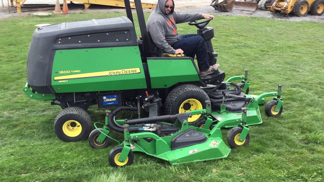 John Deere 1600 Wide Area Mower YouTube