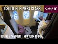 Qatar Airways QSuite Business Class Boeing 777-300ER | New York to Doha
