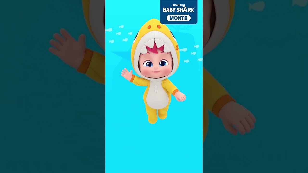 貝貝彬 鯊魚家族 🦈 鯊魚寶寶 Baby Shark 💛 貝貝彬 繁體中文 兒歌頻道  #bebefinn #shorts 縮圖