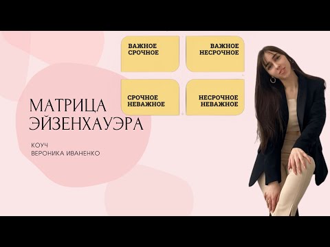 МАТРИЦА ЭЙЗЕНХАУЭРА | Как использовать в обычной жизни