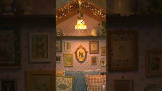 Fairy Flower Lamp for my Fairy Reading Nook 🌼✨📚 #emer #fairy #flowers #readingnook  #ghibli #diy