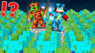 1000 MUTANT ZOMBIES vs STORM and METEOR Armor JJ and Mikey in Minecraft - Maizen Zombie Apocalypse
