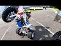 THE CRAZIEST 3 WHEELER SHREDDING THE LOT!