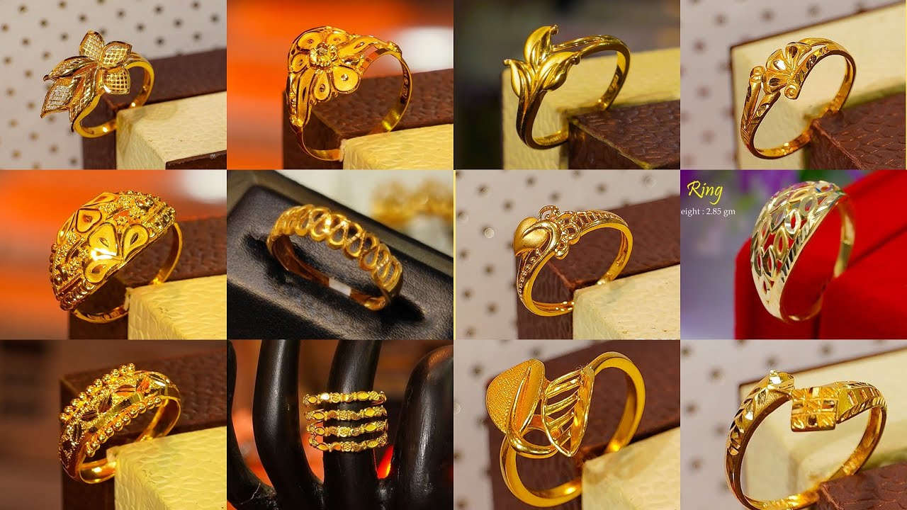 Buy Funky Designer Gold Rings - Joyalukkas