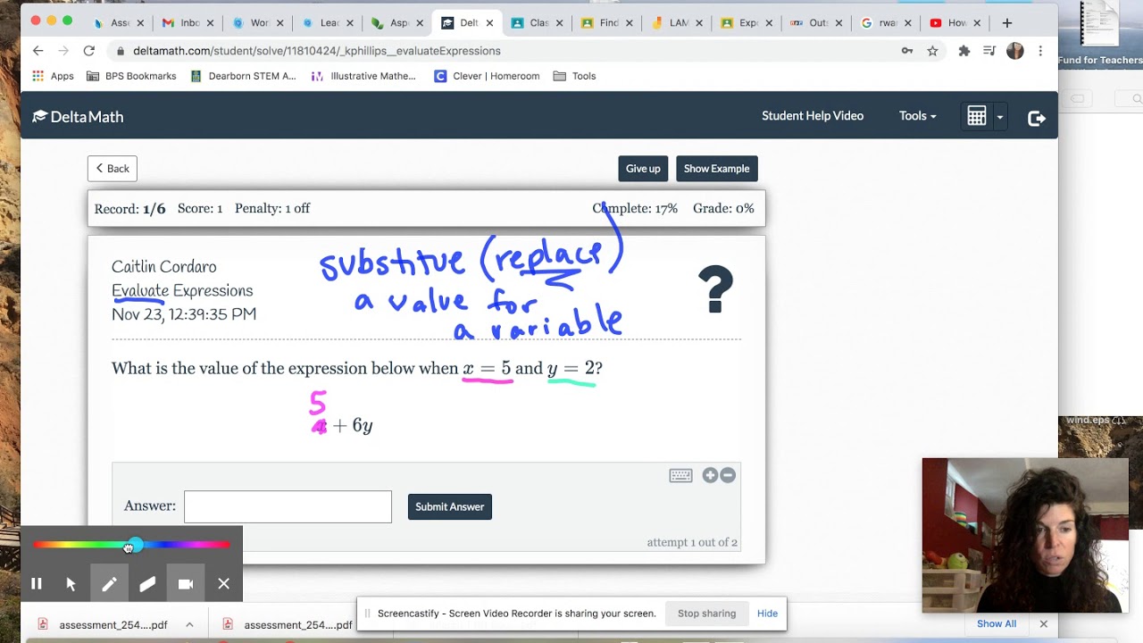 2.3 Evaluate an Expression - YouTube