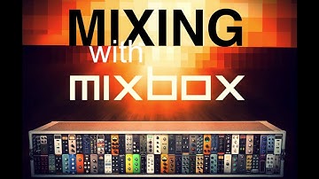 Mixing with MixBox by IK Multimedia on iPad