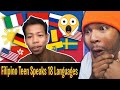 Filipino Boy Speaks 18 Languages! (REACTION)