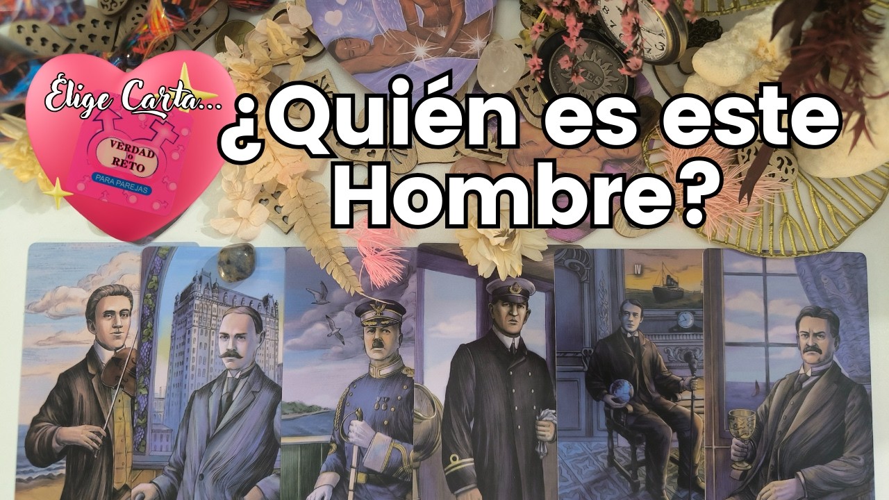 ¿Quién es este Hombre? 🤐 ¡TIENES UN MENSAJE URGENTE PARA TI #tarothoy #tarotatemporal