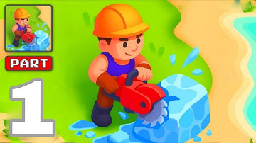 Frozen Frontier - Gameplay Walkthrough Part 1 - Snowy Lands Builder Sim Android Gameplay