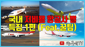 국내 저비용 항공사별 특징 1편 (feat.꿀팁) [해외여행]